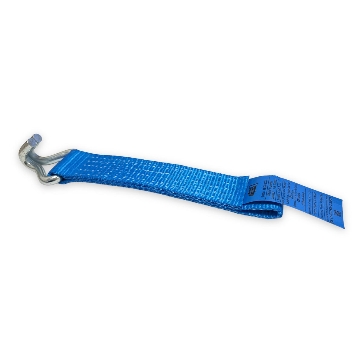 5,000kg Tail Strap with Claw Hook (no ratchet) - ukratchetstraps.com